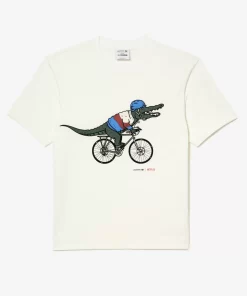 T-Shirt Homme X Netflix En Coton Biologique | Lacoste New