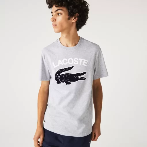 T-Shirt Homme Regular Fit Avec Imprime Crocodile Xl | Lacoste Shop