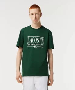 T-Shirt Homme Regular Fit En Jersey Avec Inscription | Lacoste Best