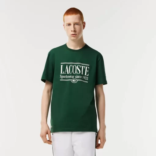 T-Shirt Homme Regular Fit En Jersey Avec Inscription | Lacoste Best