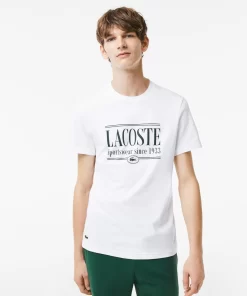 T-Shirt Homme Regular Fit En Jersey Avec Inscription | Lacoste Cheap