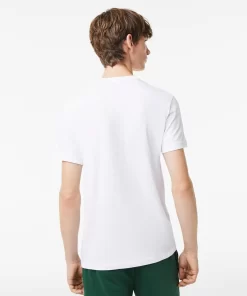 T-Shirt Homme Regular Fit En Jersey Avec Inscription | Lacoste Cheap