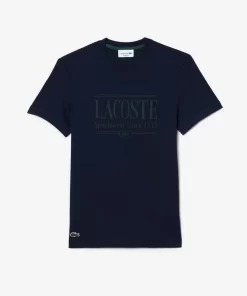 T-Shirt Homme Regular Fit En Jersey Avec Inscription | Lacoste Clearance