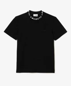 T-Shirt Homme Regular Fit Marquage Sur Le Col | Lacoste Flash Sale