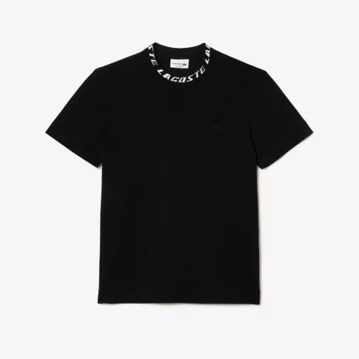 T-Shirt Homme Regular Fit Marquage Sur Le Col | Lacoste Flash Sale