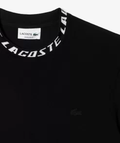 T-Shirt Homme Regular Fit Marquage Sur Le Col | Lacoste Flash Sale