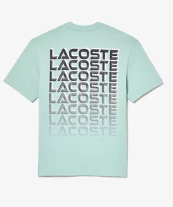 T-Shirt Imprime En Jersey Epais De Coton | Lacoste Outlet