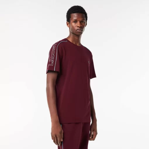 T-Shirt Imprime Regular Fit En Pique Technique | Lacoste Cheap