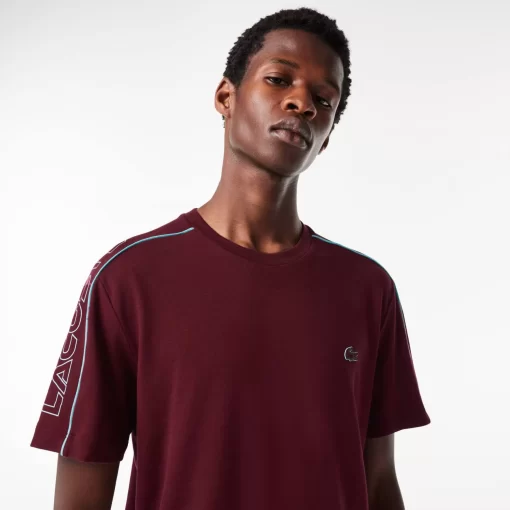 T-Shirt Imprime Regular Fit En Pique Technique | Lacoste Cheap