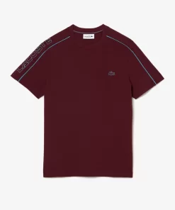 T-Shirt Imprime Regular Fit En Pique Technique | Lacoste Cheap