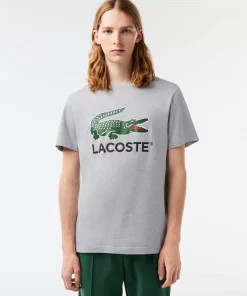 T-Shirt Imprime Signature En Jersey De Coton | Lacoste Fashion