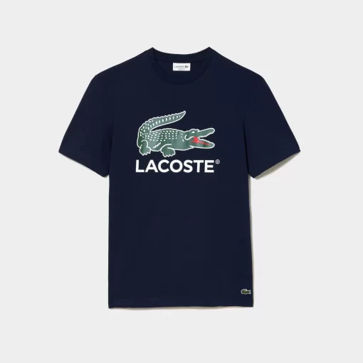 T-Shirt Imprime Signature En Jersey De Coton | Lacoste New