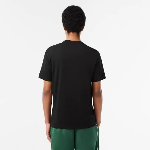 T-Shirt Imprime Signature En Jersey De Coton | Lacoste Discount