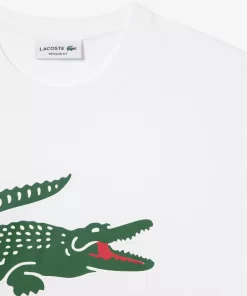 T-Shirt Imprime Signature En Jersey De Coton | Lacoste Clearance