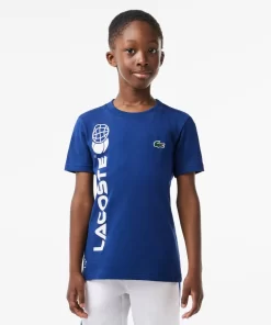 T-Shirt Tennis En Jersey De Coton | Lacoste Hot