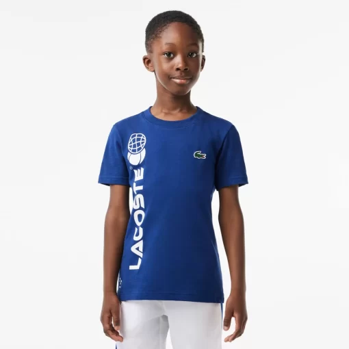 T-Shirt Tennis En Jersey De Coton | Lacoste Hot