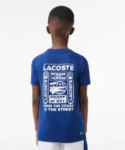 T-Shirt Tennis En Jersey De Coton | Lacoste Hot