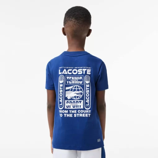 T-Shirt Tennis En Jersey De Coton | Lacoste Hot