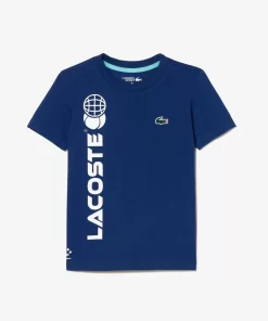 T-Shirt Tennis En Jersey De Coton | Lacoste Hot