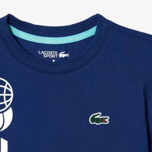 T-Shirt Tennis En Jersey De Coton | Lacoste Hot