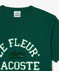 T-Shirt X Le Fleur En Jersey | Lacoste Online