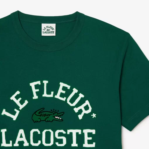 T-Shirt X Le Fleur En Jersey | Lacoste Online