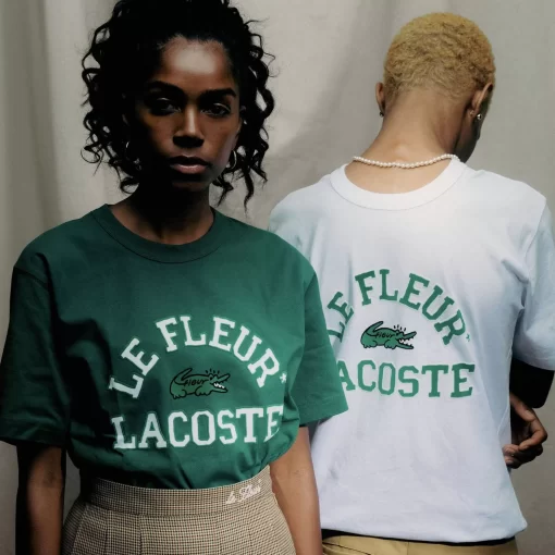 T-Shirt X Le Fleur En Jersey | Lacoste Sale