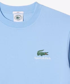 T-Shirt X Sporty & Rich Oversize | Lacoste Clearance