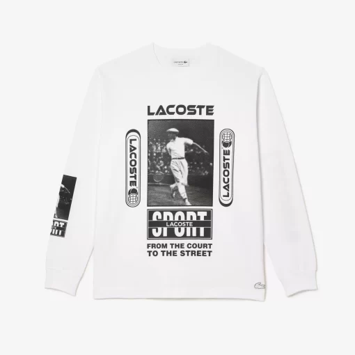 T-Shirt Loose Fit Avec Imprime Rene | Lacoste Hot