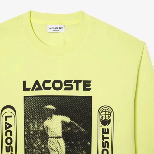 T-Shirt Loose Fit Avec Imprime Rene | Lacoste Clearance