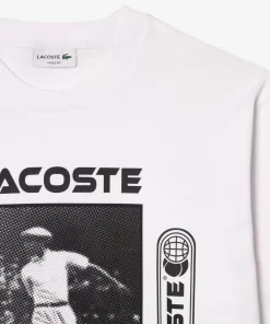 T-Shirt Loose Fit Avec Imprime Rene | Lacoste Hot