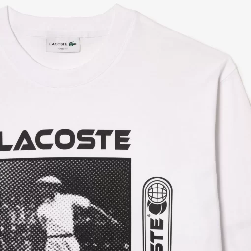 T-Shirt Loose Fit Avec Imprime Rene | Lacoste Hot