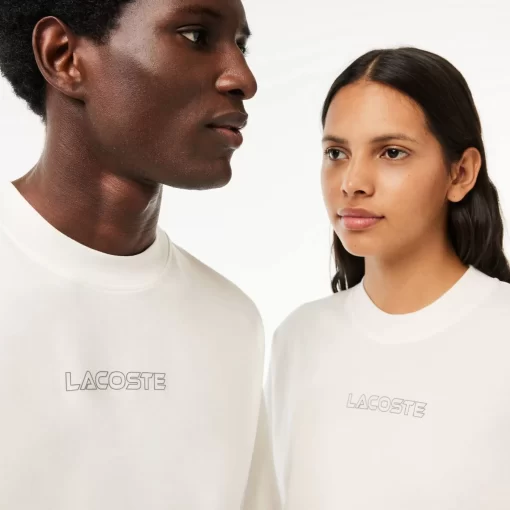 T-Shirt Loose Fit En Jersey De Coton | Lacoste Discount