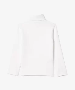 T-Shirt Manches Longues A Col Roule En Coton | Lacoste Cheap