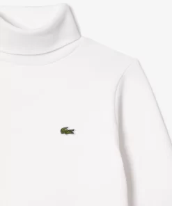 T-Shirt Manches Longues A Col Roule En Coton | Lacoste Cheap