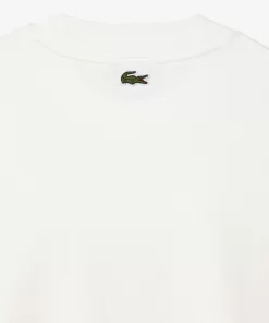 T-Shirt Manches Longues Loose Fit En Coton Epais | Lacoste Flash Sale