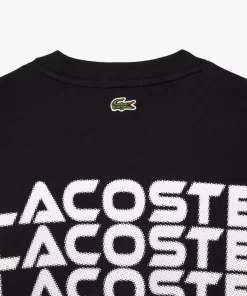 T-Shirt Manches Longues Relaxed Fit Avec Marquages | Lacoste Hot