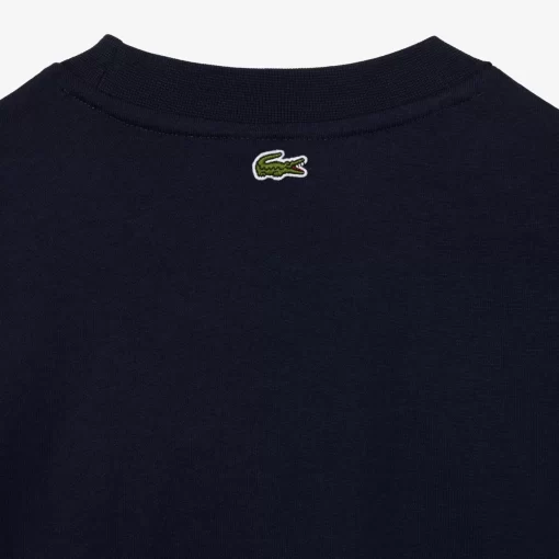 T-Shirt Oversize En Coton Broderie Tennis | Lacoste Shop