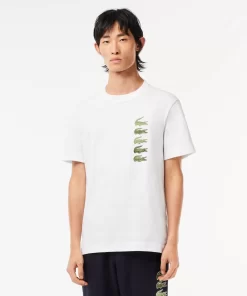 T-Shirt Regular Fit Avec Crocodiles Iconiques | Lacoste Hot