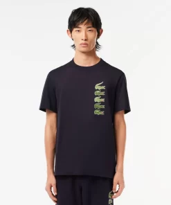 T-Shirt Regular Fit Avec Crocodiles Iconiques | Lacoste Flash Sale