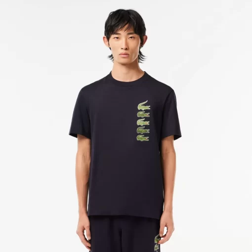 T-Shirt Regular Fit Avec Crocodiles Iconiques | Lacoste Flash Sale