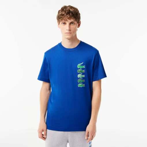 T-Shirt Regular Fit Avec Crocodiles Iconiques | Lacoste Cheap