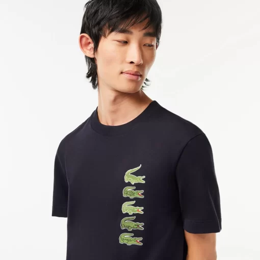 T-Shirt Regular Fit Avec Crocodiles Iconiques | Lacoste Flash Sale