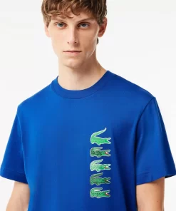 T-Shirt Regular Fit Avec Crocodiles Iconiques | Lacoste Cheap