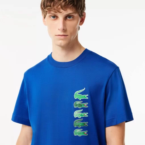 T-Shirt Regular Fit Avec Crocodiles Iconiques | Lacoste Cheap