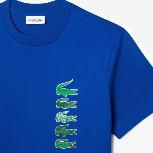 T-Shirt Regular Fit Avec Crocodiles Iconiques | Lacoste Cheap