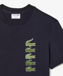 T-Shirt Regular Fit Avec Crocodiles Iconiques | Lacoste Flash Sale