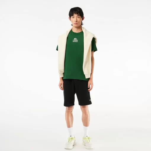 T-Shirt Regular Fit Avec Marquage En Jersey De Coton | Lacoste New