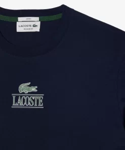 T-Shirt Regular Fit Avec Marquage En Jersey De Coton | Lacoste Discount