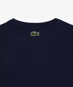 T-Shirt Regular Fit Avec Marquage En Jersey De Coton | Lacoste Discount